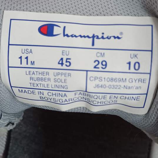 Champion White, Orange, Teal & Black Sneakers Men's Size 11M image number 7