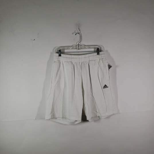 Mens Elastic Waist Slash Pocket Pull-On Athletic Shorts Size Large image number 1