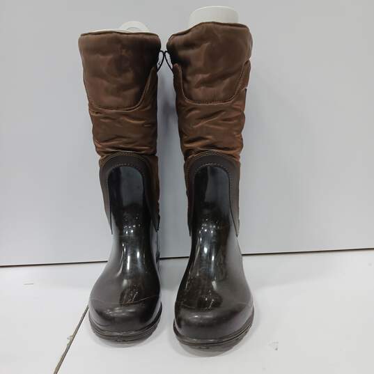 Pajar Canada 1963 Rosemount Brown Insulated Rain/Snow Boots Size 5.5 (EU 36) image number 1