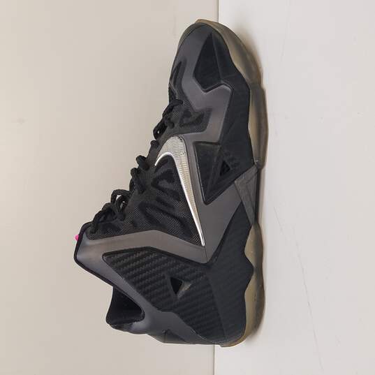 Nike LeBron 11 GS Black 621712-002 Size7Y image number 1