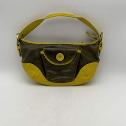 Latico Womens Green Leather Single Strap Inner Pockets Zipper Handbag