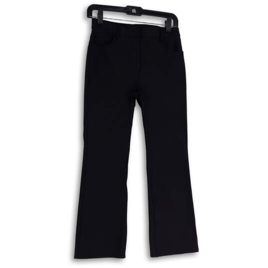 Womens Blue Flat Front 5-Pocket Design Straight Leg Dress Pants Size 00 image number 1