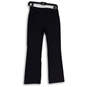 Womens Blue Flat Front 5-Pocket Design Straight Leg Dress Pants Size 00 image number 1