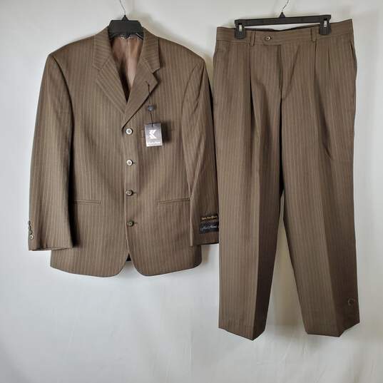Karl Kani Men Pinstripe 2 PC Suit Sz 38S NWT image number 1