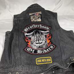 motorcycle vest brotherhood of bikers ( alternative image