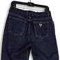 Womens Blue Denim Medium Wash 5 Pocket Design Skinny Leg Jeans Size 32 image number 4