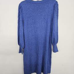 Talbots Blue Sweater Dress alternative image