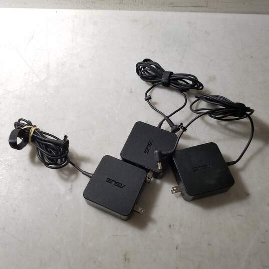 Lot of Three Asus Laptop Adapters image number 1