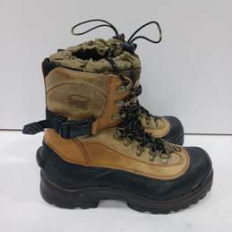 Sorel Men's Brown Leather Snow Boots Size 9 alternative image