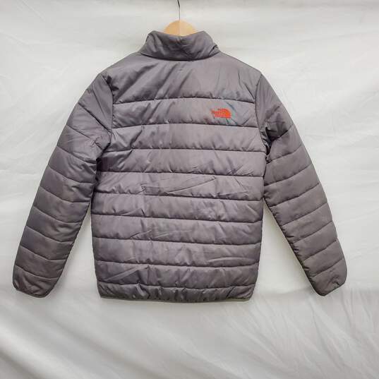 The North Face Boys Grey Puffer Jacket Size XL image number 2
