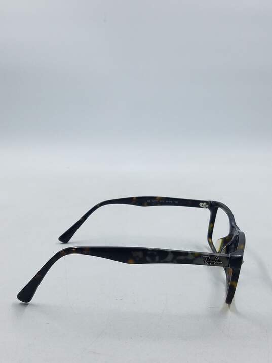 Ray-Ban Tortoise Square Eyeglasses image number 5
