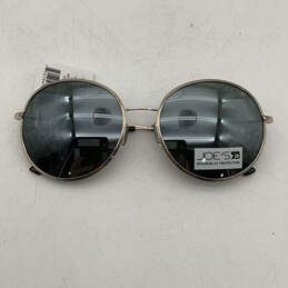 NWT Womens JJ 6008 66 Gold UV Protection Lens Full Rim Round Sunglasses