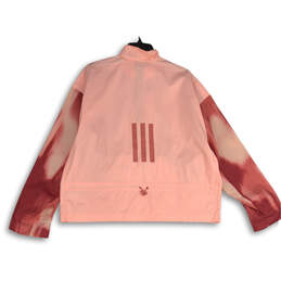NWT Womens Pink Tie Dye Mock Neck Long Sleeve Anorak Jacket Size S alternative image