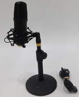 Maono Brand Black USB Microphone w/ Stand and USB Cable alternative image