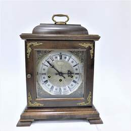 Hamilton Wheatland Westminster Chime Mantle Clock #340-020 W Germany, 2 Jewels