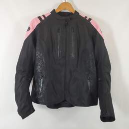 Joe Rocket Women's Black/Pink Riding Jacket SZ 10
