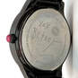 Designer Betsey Johnson Graffiti Splatter Stainless Steel Wristwatch image number 5