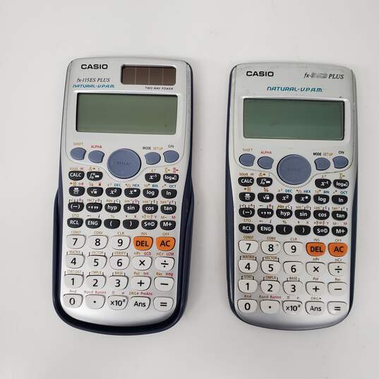 Pair of VTG Casio FX-115ES Science Calculators / Untested image number 1