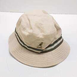 Kangol Beige Bucket Hat Size XL