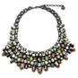Designer Stella & Dot Kahlo Multicolor Crystal Cut Stone Statement Necklace image number 3