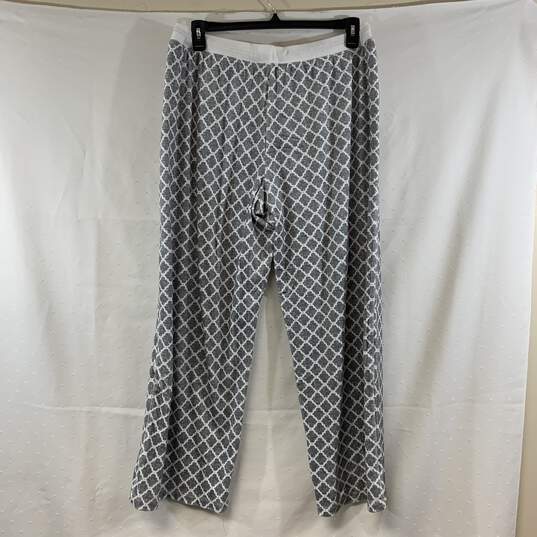 Women's Grey Nautica Fleece Pajama Set, Sz. XL image number 4