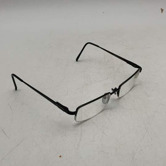 Gant Mens G Nolita Black Half Rim Lightweight Rectangular Reading Glasses image number 1