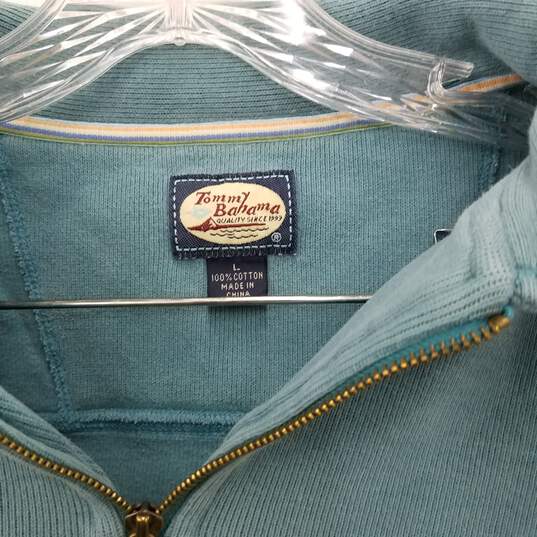 Tommy Bahama Aruba Zip Pullover Size Large image number 3