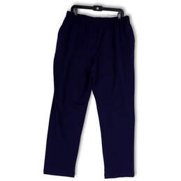 Womens Blue Stretch Elastic Waist Slash Pockets Pull-On Sweatpants Size XL alternative image