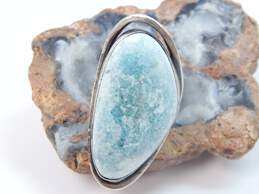 Eilat Sterling Silver River Stone Statement Ring 9.2g