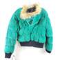 Rocawear Women Green Quilted Parka Jacket L NWT image number 2