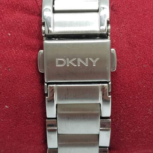 DKNY 27mm Case MOP Dial Stainless Steel Quartz Watch image number 5