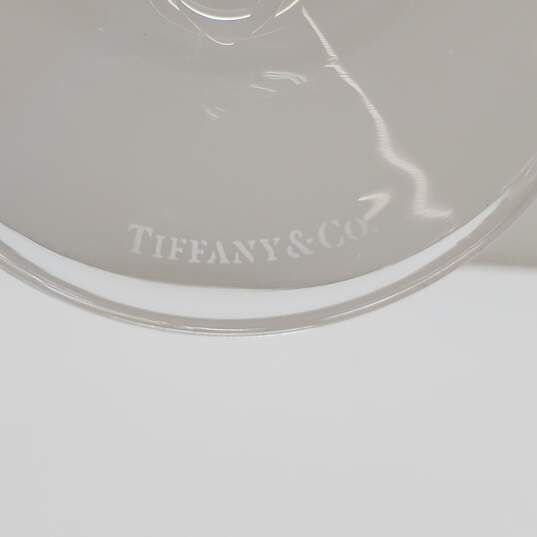 AUTHENTICATED TIFFANY & CO 9.5in CRYSTAL CHAMPAGNE FLUTE GLASS image number 4