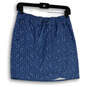 Womens Blue Printed Front Pockets Drawstring Pull On Athletic Skort Size XS image number 1