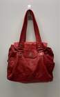 Marc By Marc Jacobs Soft Leather Turn Lock Bright Red Backpack image number 1