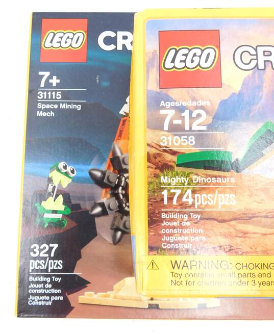Creator Factory Sealed Sets 31115: Space Mining Mech & 31058: Mighty Dinosaurs image number 2