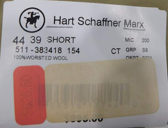 Hart Schaffner Marx Tan Blazer Men's Size 44S (Not Tailored) image number 7