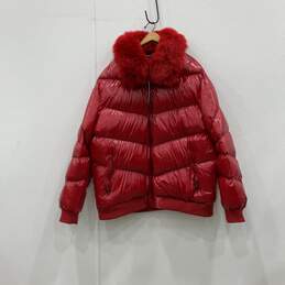 NWT Jordan Craig Womens Red Legacy Edition Full Zip Puffer Coat Size 3XL