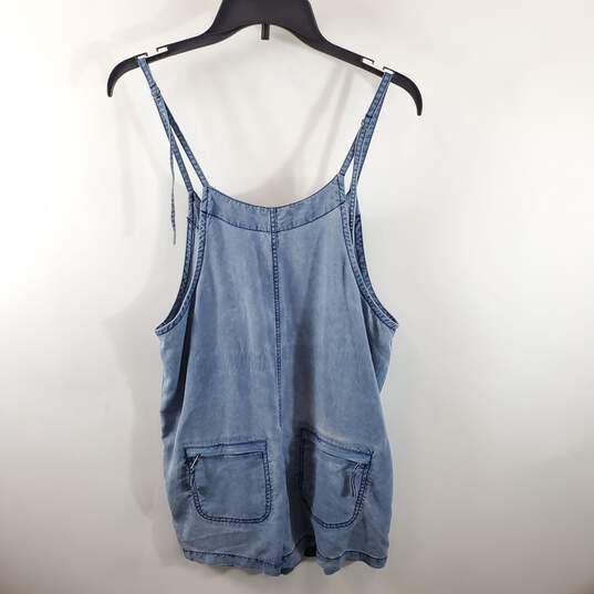 Free People Women Chambray Romper XS image number 3