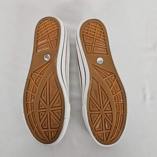 Blank Low Top Rubber Sole Casual Canvas Sneakers image number 3