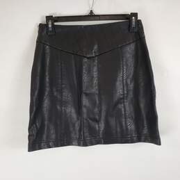 Zara Basics Women Black Mini Skirt sz XS alternative image