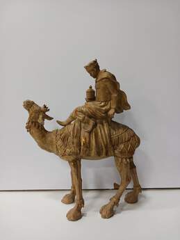 23.5" Tall Wise Man on Camel Figurine