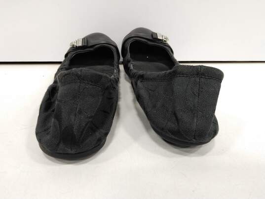Coach Women's Black Flats Shoes Size Unknown image number 4