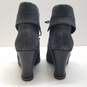 Tesori Grey Wedge Ankle Booties Women's Size 6 image number 4