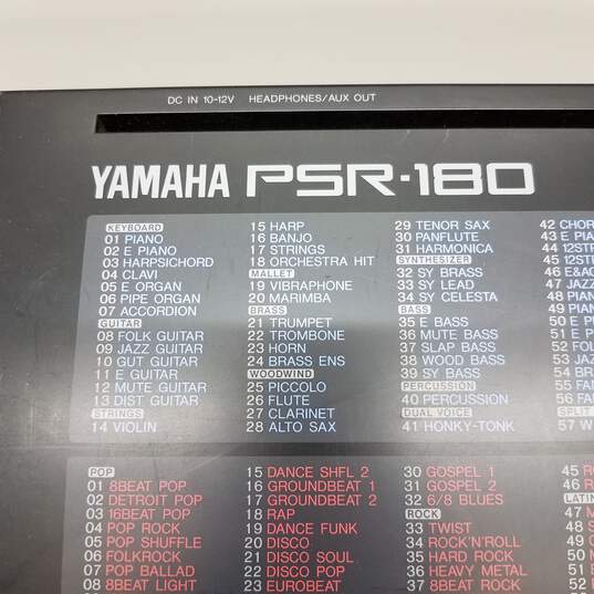 Yamaha Portatone PSR-180 Electronic Keyboard Untested image number 2