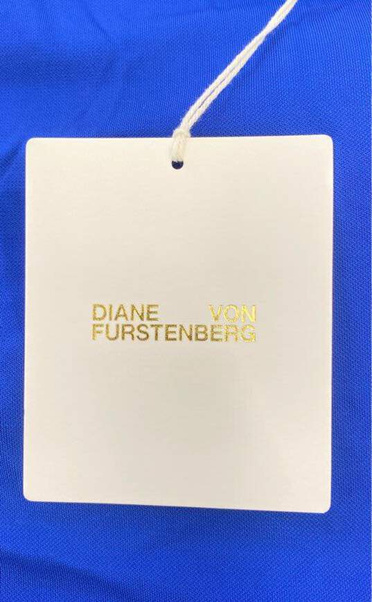 Diane Von Furstenberg Blue Casual Dress - Size X Large image number 5