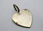 Tiffany & Co 925 Sterling Silver TL 1980 Etched Heart Tag Pendant Charm 3.0g image number 3