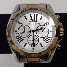 Women's Michael Kors Bradshaw Chronograph Two-Tone Watch MK5855