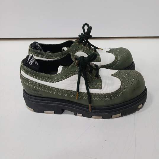 London Underground Women's Green/White/Black Creeper Sneakers Size 10M image number 4