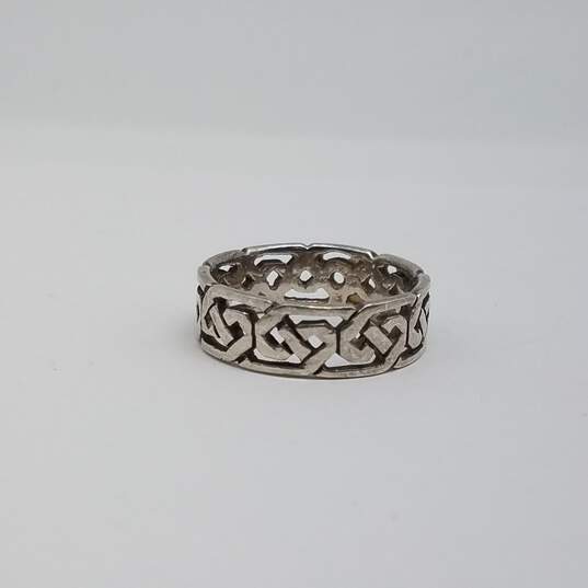 Sterling Silver Multi Gemstone Sz 7 1/2 Ring Brooch & Pendant Jewelry Bundle 3pcs 21.9g image number 5
