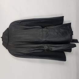 Ashley Steward Women Black Pleather Jacket 26